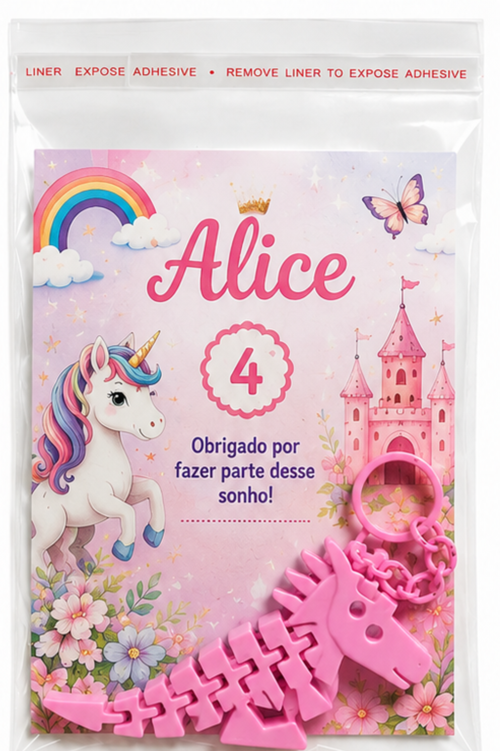 Dino articulado personalizado da Mimo & Co.