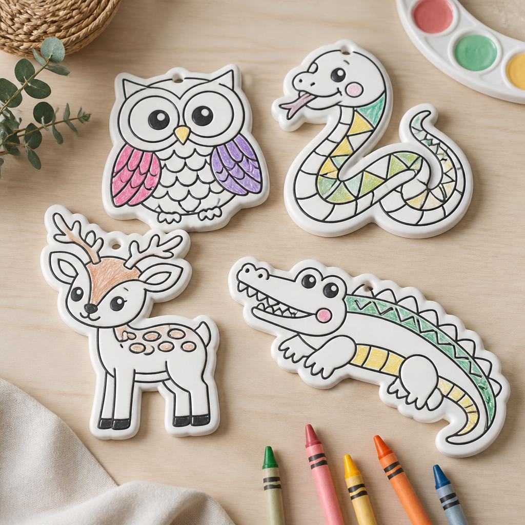 Plaquinhas para Colorir — peças personalizadas em 3D da Mimo & Co.